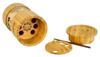 RAW Six Shooter BAMBOO 1 1/4 SIZE Variable Cone Filler