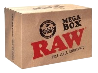 RAW Mega Starter Holzbox Limited Edition aus Akazienholz mit Schiebedeckel