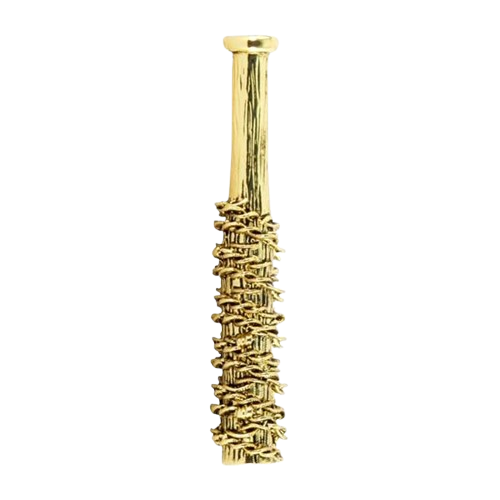 Ziehrohr aus Edelstahl, gold, Lucille Bat - 60mm