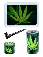 Atomic 4-teiliges Raucherset "Leaf"