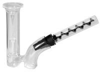 Airistech "Twisty Glass Blunt Pipe V12 plus" Bubbler Kit - Glaspfeife