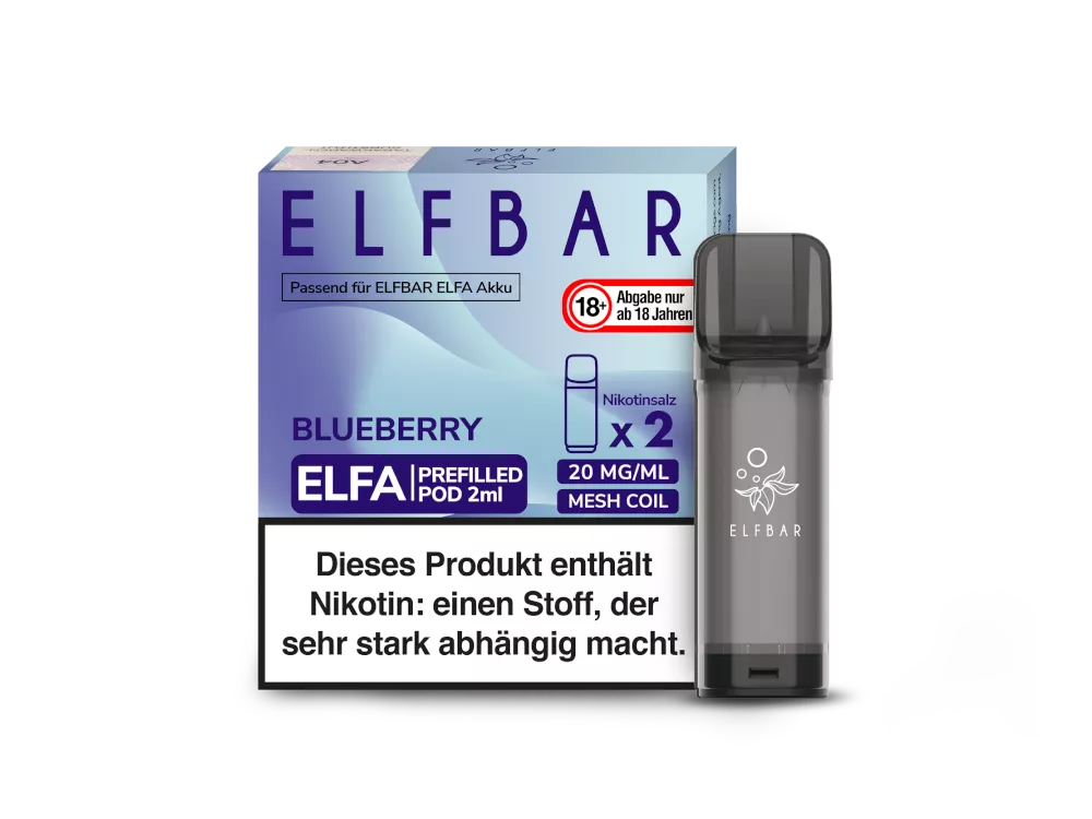ELFBAR ELFA Pod Blueberry 2er Pack 20mg/ml