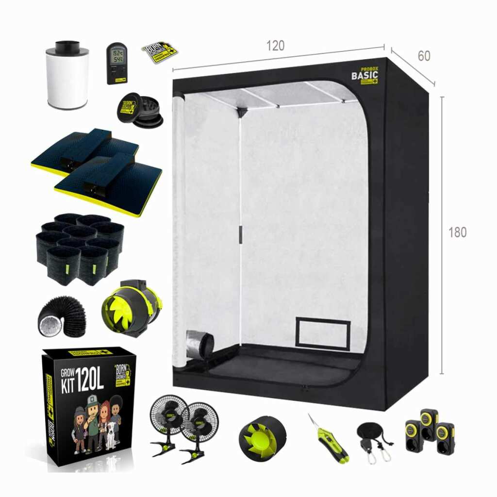 GHP - Growbox PROBOX BASIC | LED 150W | 120x60x180cm + OCB Bundle