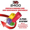 IVG 2400 - 4-Pod System - Prefilled Pods (2 Stück) - Watermelon Ice - 20mg