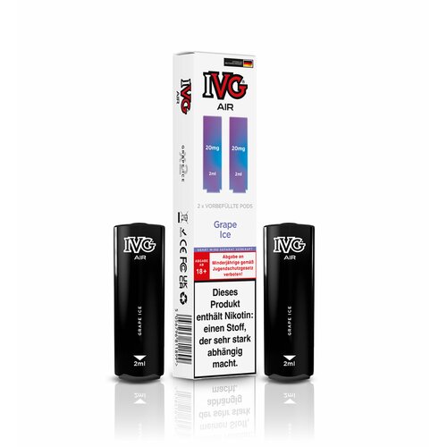 IVG AIR - Prefilled Pods (2 Stück) - Grape Ice - 20mg/ml